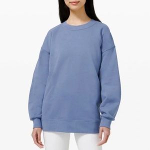 Lululemon Perfectly Oversized Crew Sweatshirt in Waterdrop Blue